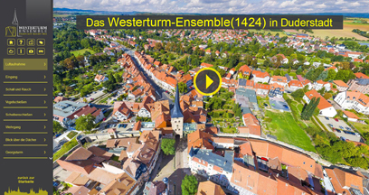 Einstieg Westerturm-Ensemble Rundgang Einstieg Westerturm-Ensemble Rundgang © Stadt Duderstadt/CZ